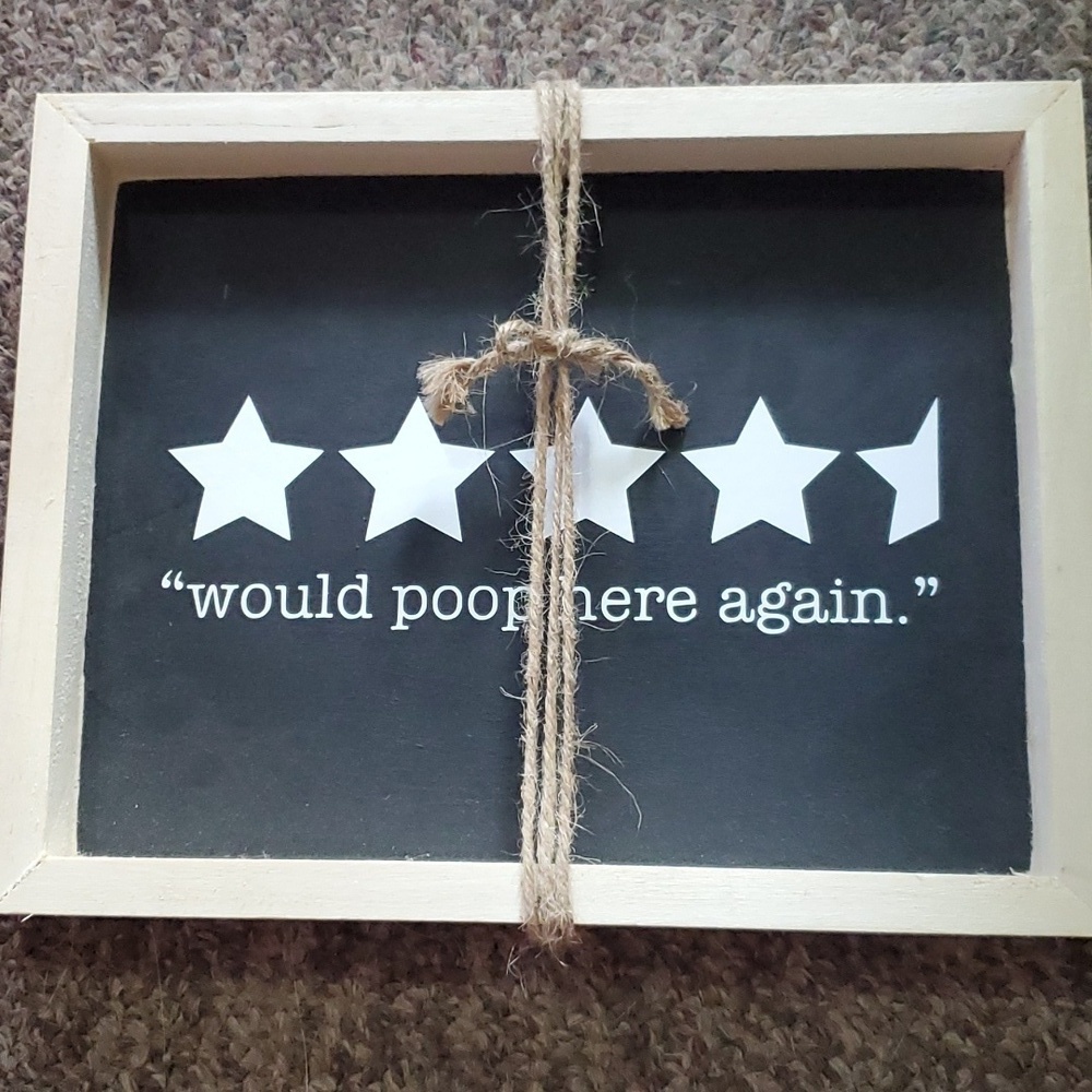 Bathroom sign